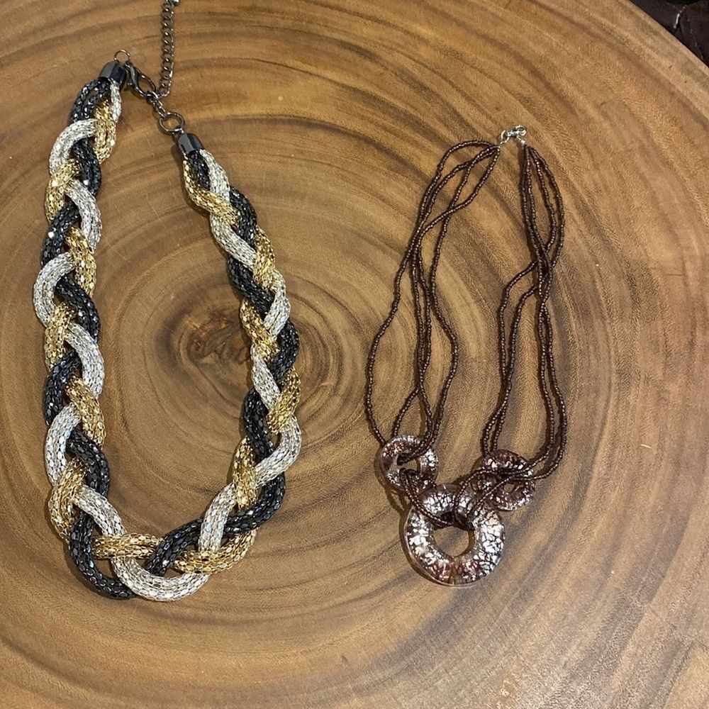 2 necklaces